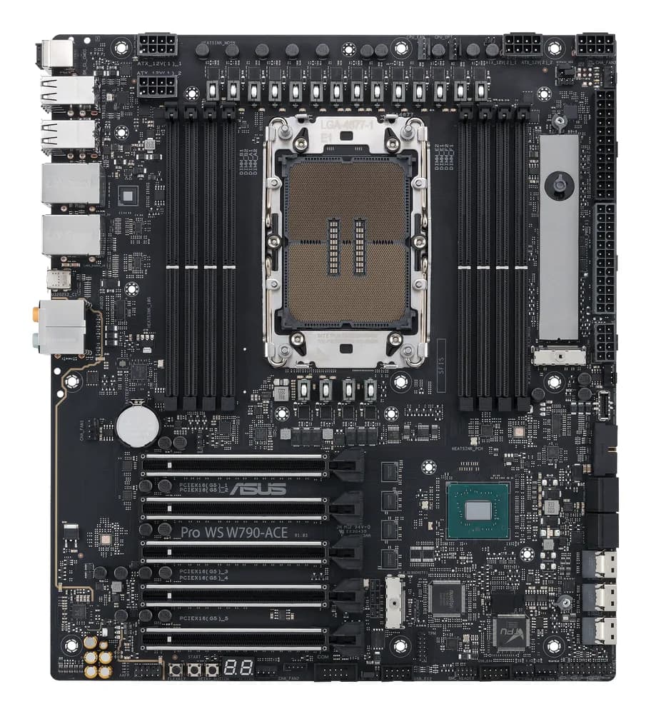 Placa de baza PRO WS W790-ACE ATX Socket Intel 4677 Intel W790 "90MB1C70-M0EAY0" — miniatură