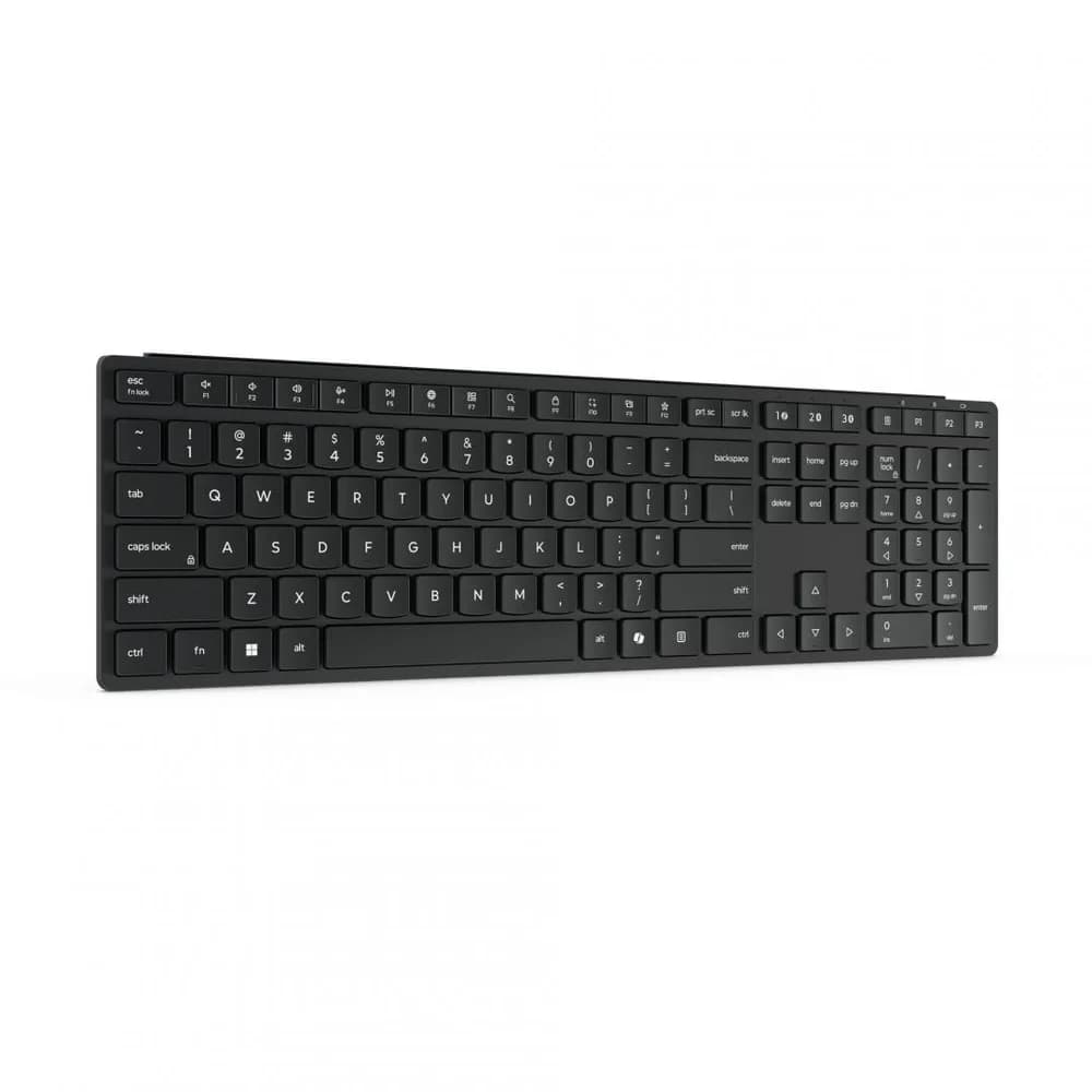 Lenovo Wireless Multi-Mode Pro Keyboard 6000-US Euro — miniatură