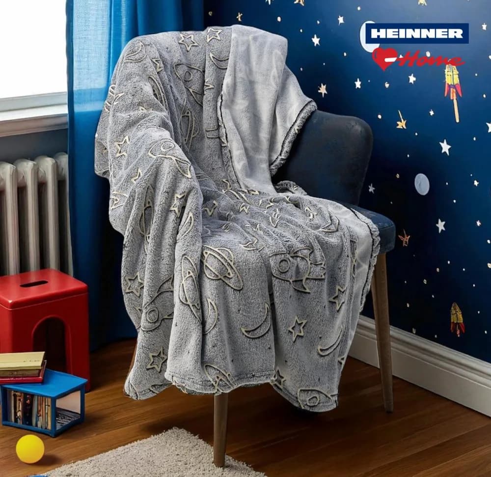 Patura model fosforescent,Space,200x220 — miniatură