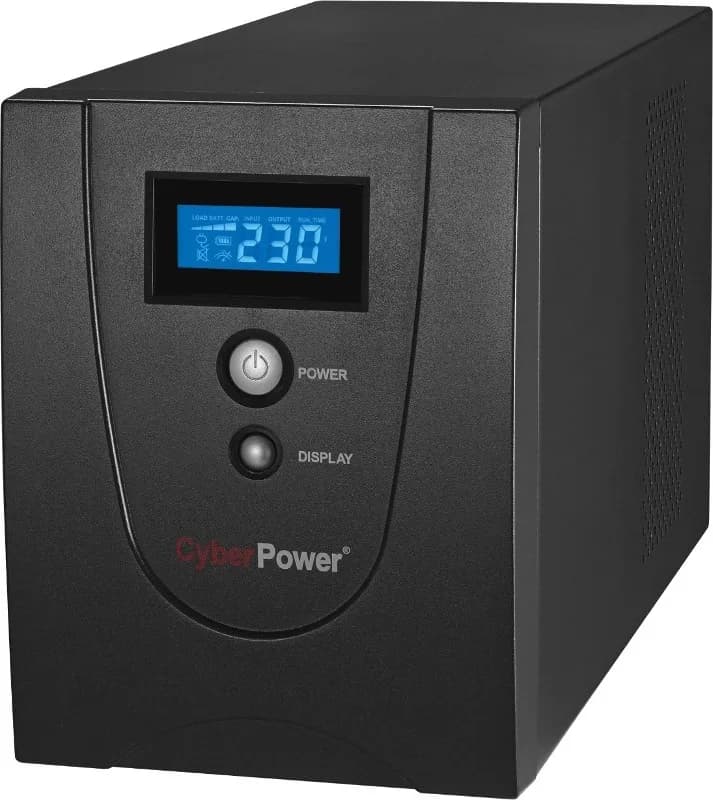 UPS CYBER POWER Line Int. cu management,LCD,tower, 2200VA/ 1320W,AVR,6xIEC,LCD,2x 12V/9Ah,Backup 1-6 min,incarcare 8h,USB,RS232,RJ45,GreenP,"VALUE2200EILCD"