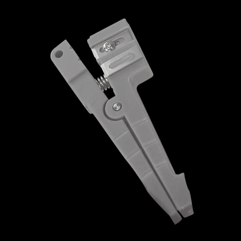 CLESTE dezizolare cablu, LOGILINK, functii: dezizolare cablu, fibra optica, coaxial, si Cu pana la 3.2mm, maner antialunecare, 3x lame drepte, 1x lama rotunda, gri, "WZ0063" — miniatură