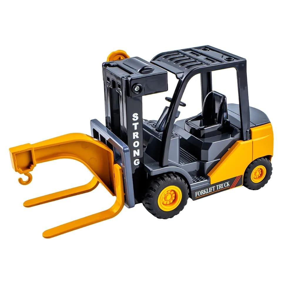 Utilaj constructie, cu frictiune, 8 buc/set — miniatură