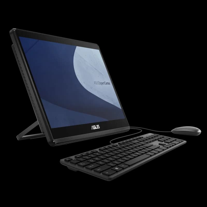 All-in-One Business ASUS ExpertCenter E1 cu procesor Intel Celeron N4500 pana la 2.8GHz, 15.6 inch, FHD, 8 GB, Intel UHD Graphics, FreeDos, Black, 0