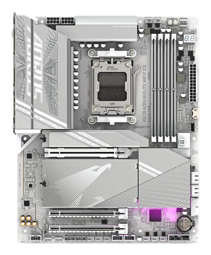 MB AMD X870 SAM5 ATX/X870 A ELITE WF7 ICE GIGABYTE "X870 A ELITE WF7 ICE 1.1" — miniatură