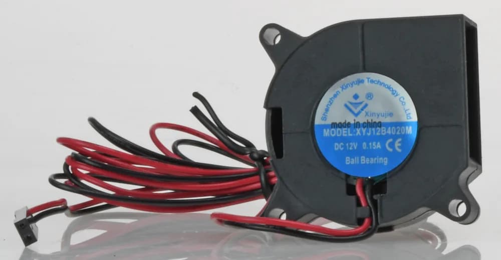 Cablu E3D 40 x 40 x 20 Blower Fan – 1 m (E-FAN-40-40-20-24V-BK-CABLE) — miniatură