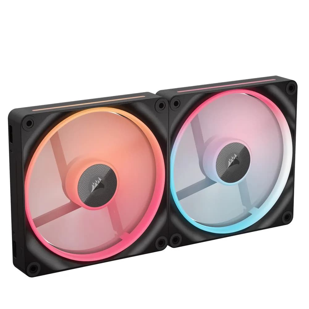 Ventilator Carcasa CORSAIR iCUE LINK LX140-R RGB, 14 cm, 2000 RPM, 2 ventilatoare, RGB