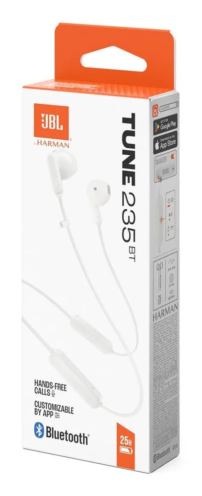Tune 235BT, MultiPoint, A2DP, Alb "JBLT235BTWHT" — miniatură