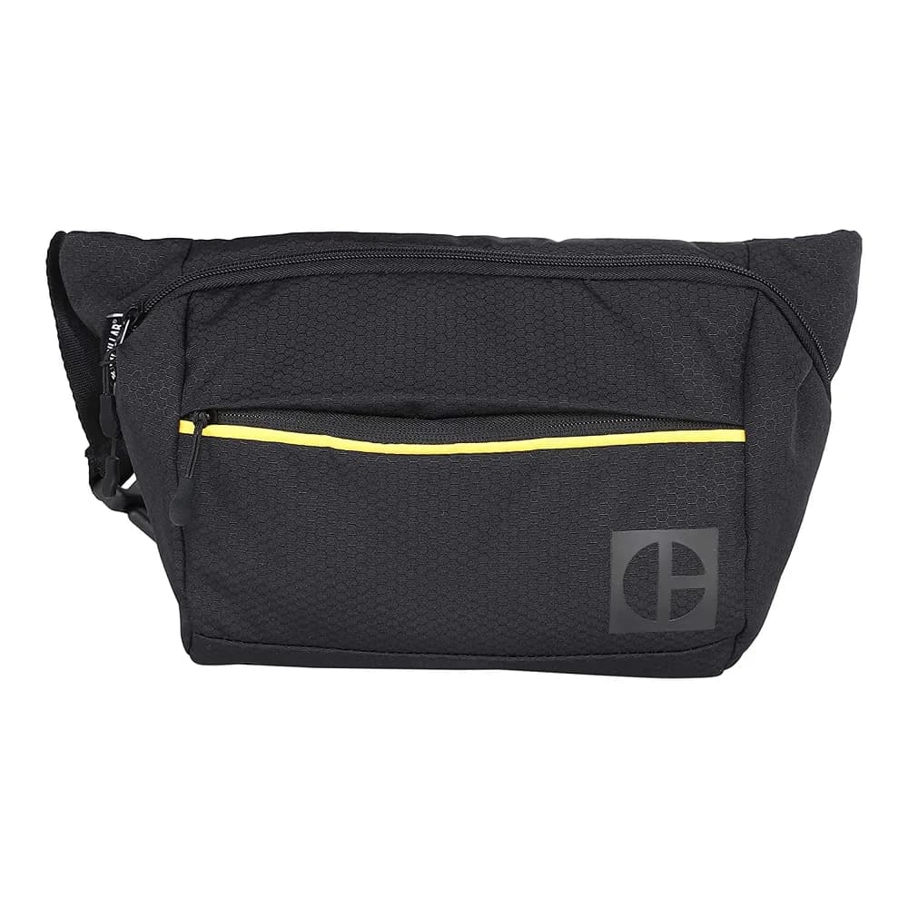 Borseta CATERPILLAR Code - Hex Parkour, material 420D hexagonal, buzunar cu fermoar - negru "CAT-83768-01"
