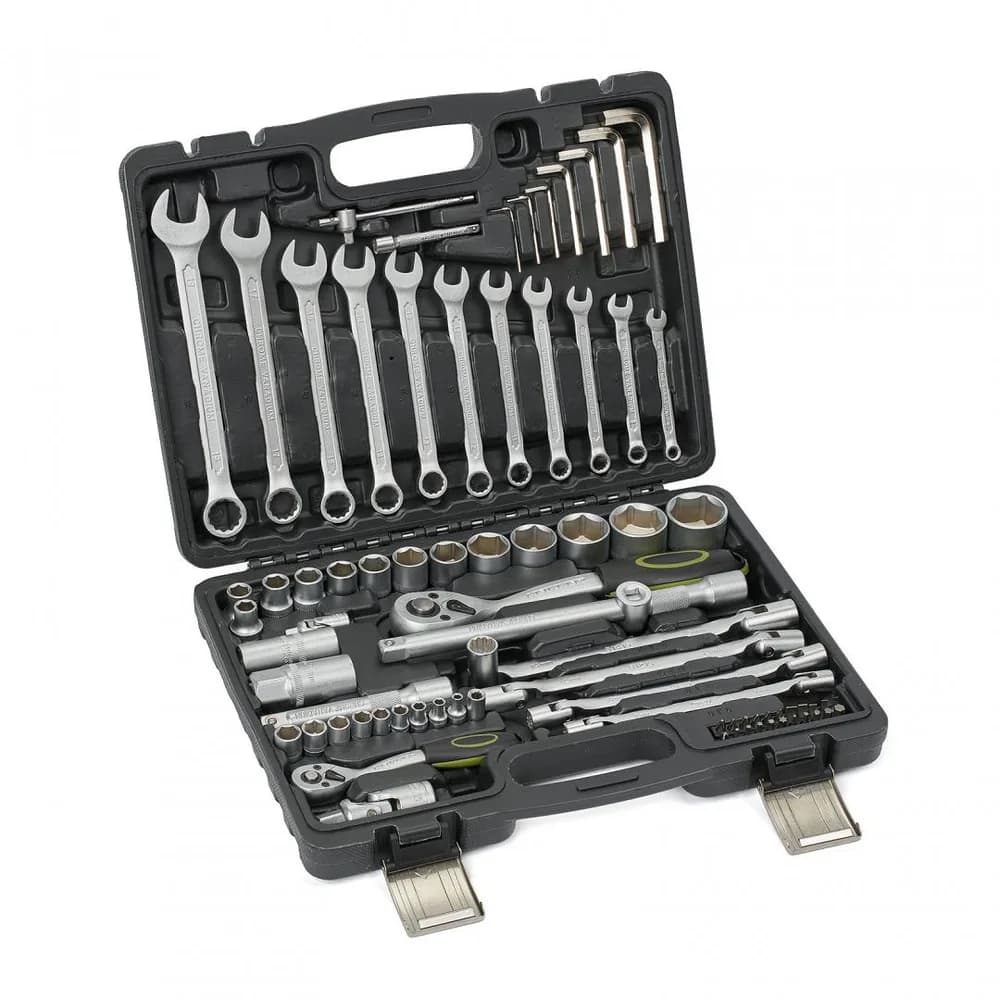 HEINNER TRUSA 77 PIESE 1/4"&1/2" CR-V — miniatură