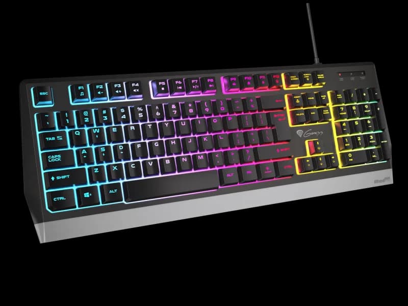 Tastatura Gaming GENESIS Rhod 300 RGB, RGB, USB, Negru
