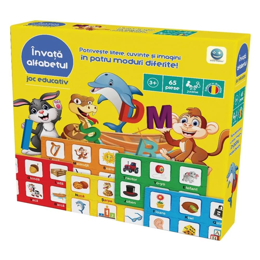Invata alfabetul, magnetic
