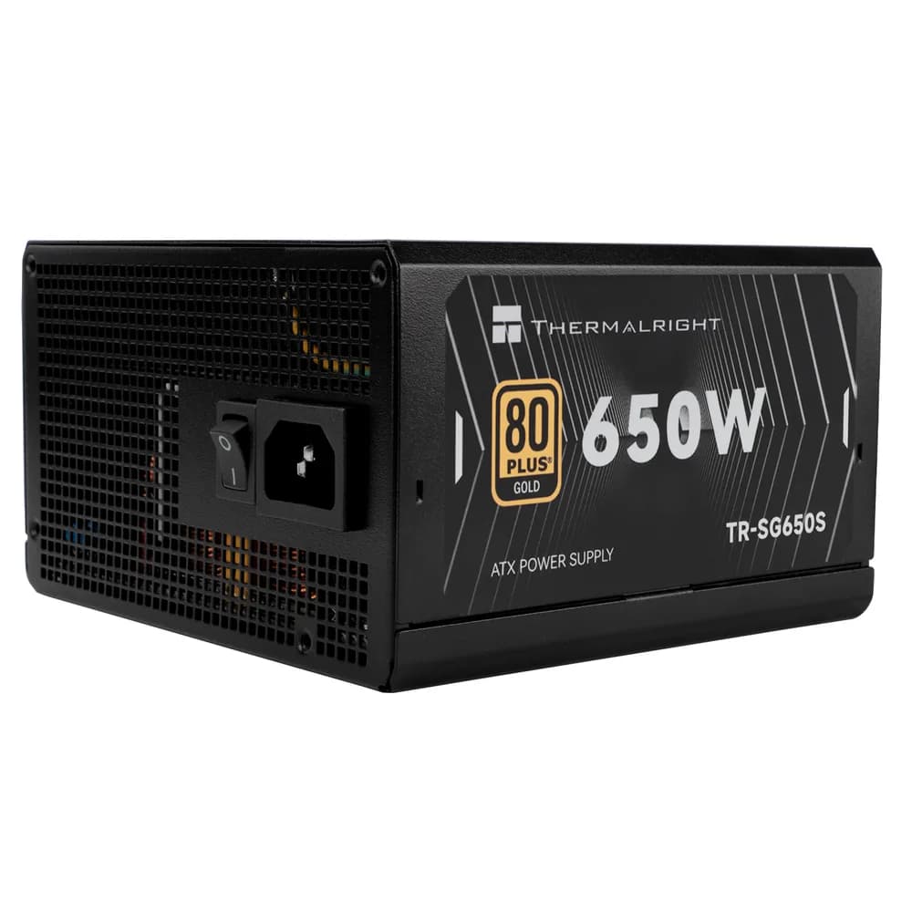 SURSA Thermalright "SG-650S", 650W, certificare 80 Plus Gold, non-modular, LLC, DC to DC, fan 120mm, negru, "TR-SG650S" — miniatură