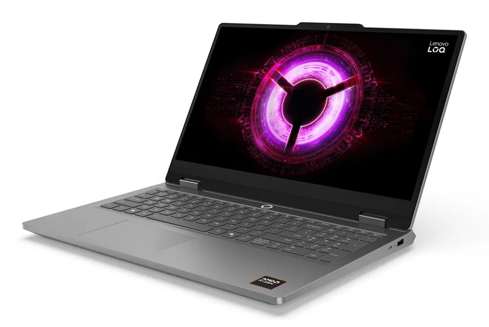 Gaming 15.6 LOQ Essential 15ARP11, FHD IPS 144Hz, Procesor AMD RyzenTM 7 170 (16M Cache, up to 4.75 GHz), 16GB DDR5, 512GB SSD, GeForce RTX 5060 8GB, No OS, Luna Grey "83VA0014RM" — miniatură