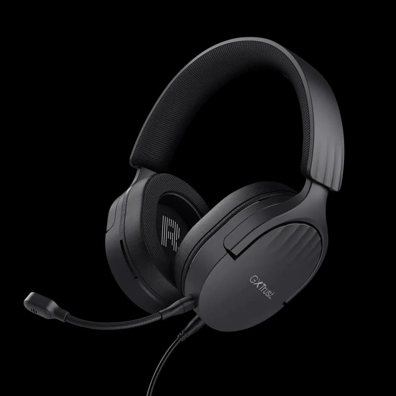 Casti Head-band Trust GXT 489 FAYZO, Wired, Negru — miniatură