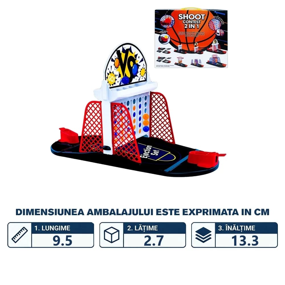 Joc 2 in 1, baschet si patru in linie — miniatură