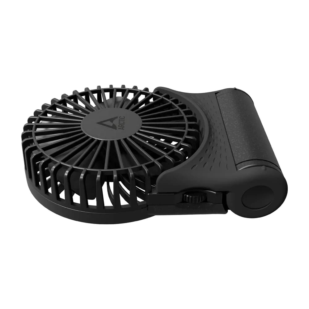 VENTILATOR birou ARCTIC "Summair 2Go" 91mm, 5W, 600-4000RPM, portabil, pliabil, alimentare USB, acumulator 5.000mAh, pana la 74 de ore, cablu USBA-C 1.2m inclus, negru, "AEBRZ00027A" — miniatură