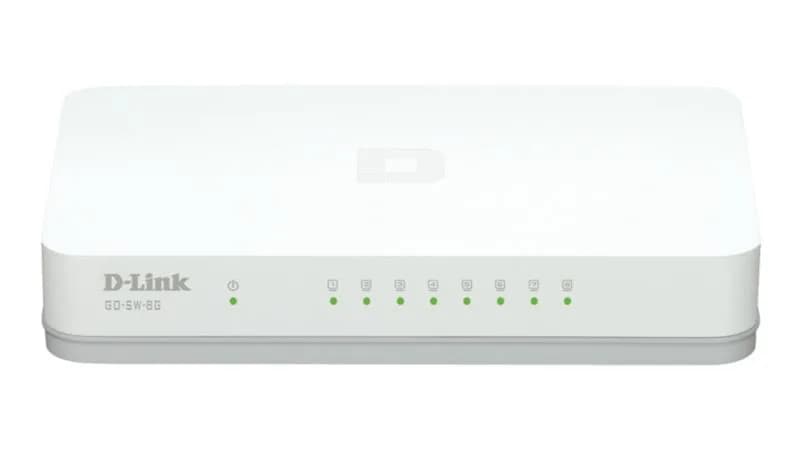 Switch D-Link GO-SW-8G, 8 port, 10/100/1000 Mbps — miniatură