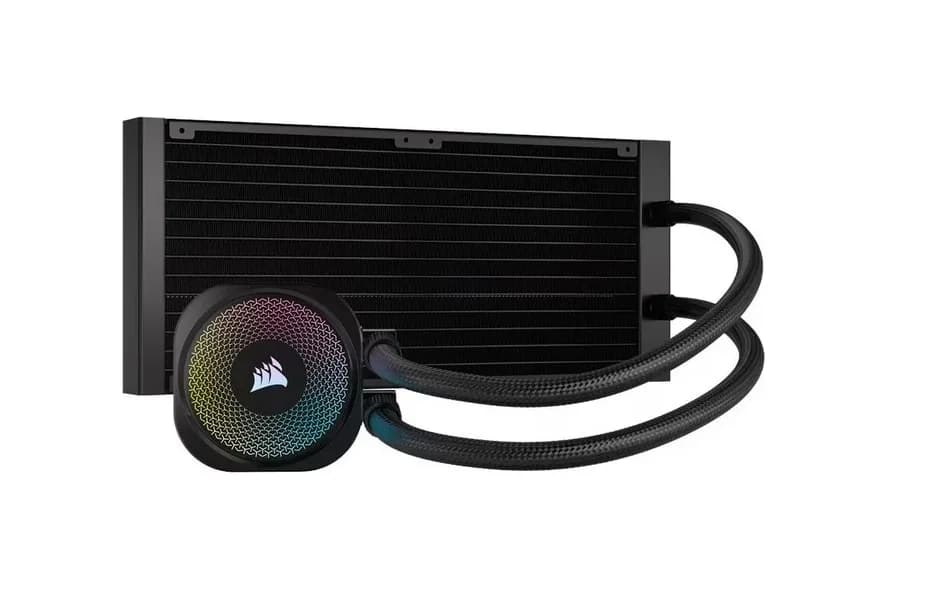 Cooler Procesor CORSAIR iCUE LINK TITAN RX RGB, Lichid, 14 cm, 2 ventilatoare, aRGB — miniatură