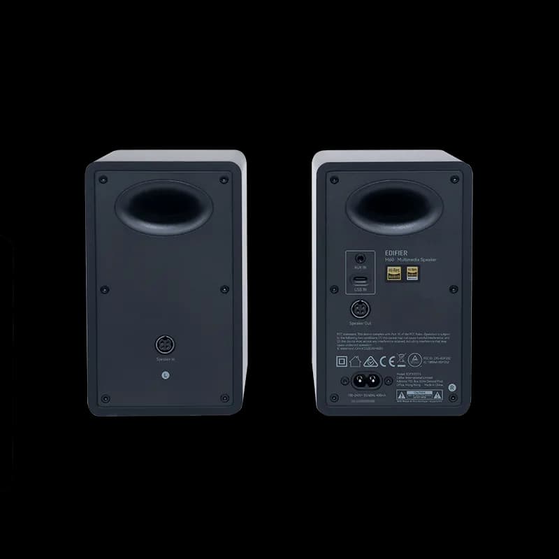 BOXE EDIFIER 2.0, RMS: 66W (2 x 15W + 2 x 18W), bluetooth v5.3, touch panel, AUX/USB-C, 220V alimentare, black "M60-BK" — miniatură