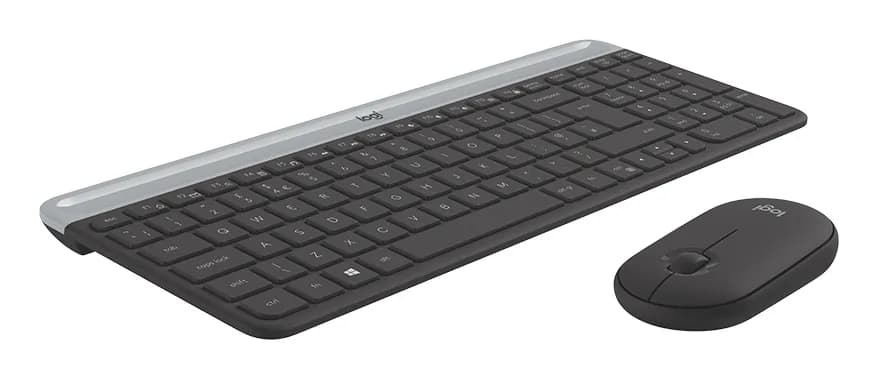 Tastatura Wireless Combo MK470 GRAPHITE Layout Germana QWERTZ "920-009188" — miniatură