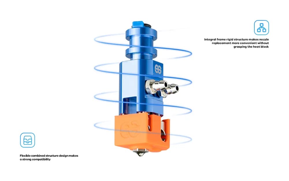 Hotend Phaetus Dragon Water – WST Blue — miniatură