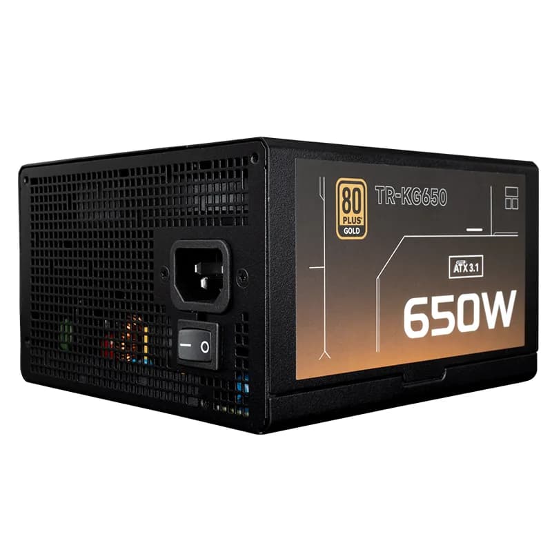 SURSA Thermalright "TR-KG650", 650W, certificare 80 Plus Gold, modular, LLC, DC to DC, fan 120mm, negru, "TR-KG650" — miniatură
