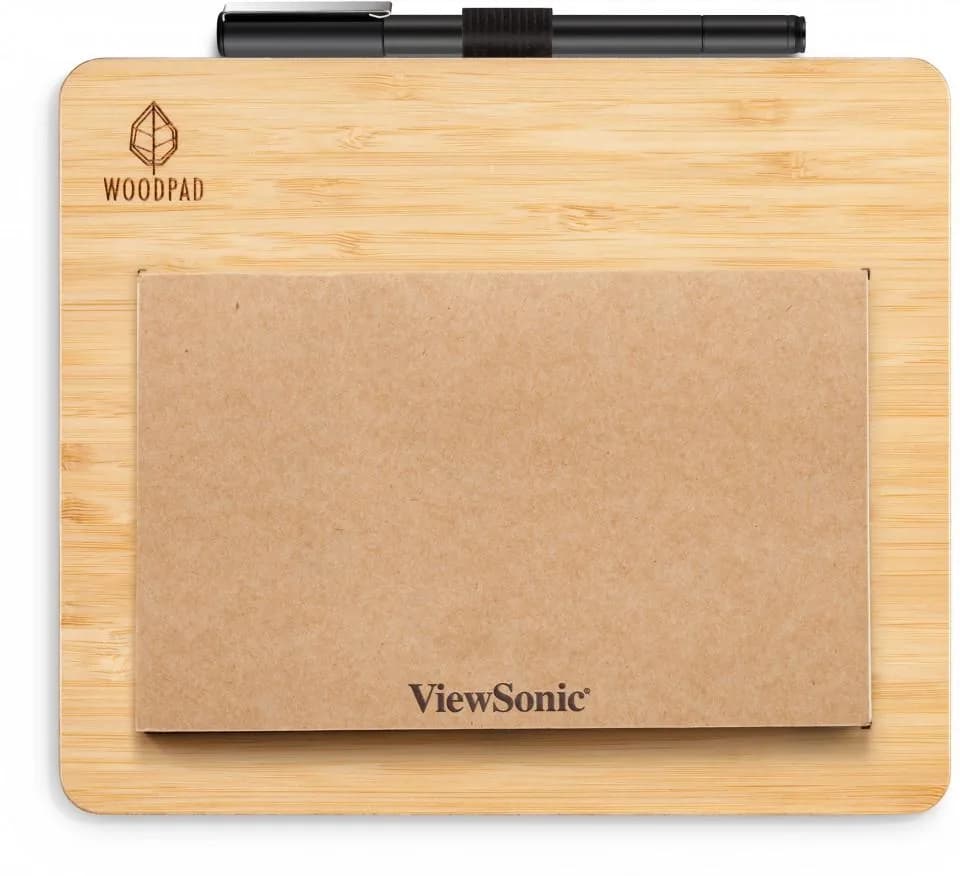 Tableta Grafica VIEWSONIC PF0730-I0WW, USB, lemn — miniatură