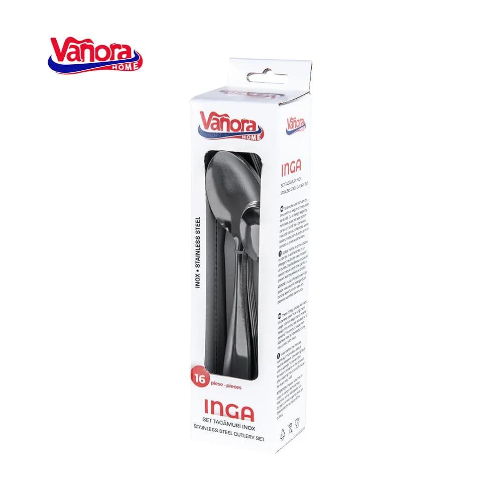 SET TACAMURI 16 PIESE, INGA, VANORA HOME — miniatură