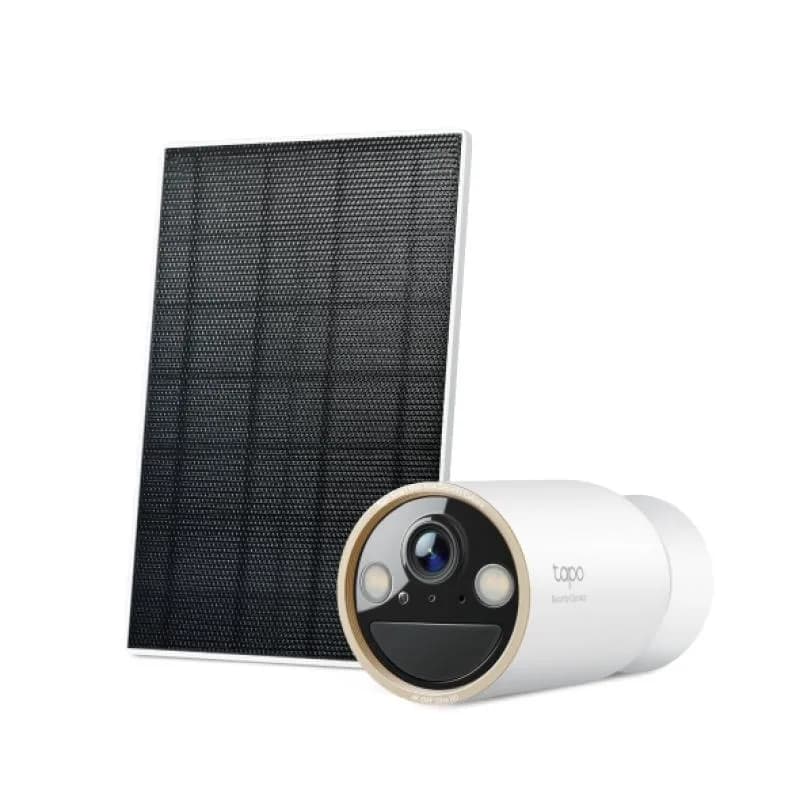 Solar-Powered Security Camera Kit 1 × Tapo C460, 1 × Tapo A201 SPEC: 4K UHD (3840x2160), H.265/H.264 Supported, 16x UHD Digital Zoom, 2.4/5 GHz Dual Band Wi-Fi, 10000mAh Rechargeable Lithium-ion Battery, Solar Panel (5.2V, 2.5W) FEATURE: Non-Stop Power, Flexible Solar Installation, AI Detection and