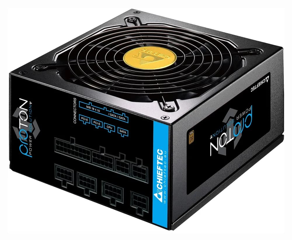 SURSA Chieftec PROTON 750 W, modulara, certificare 80 Plus Bronze, ventilator 140 mm x 1, PCI-E 6+2 pin x 4, SATA x 8, "BDF-750C"