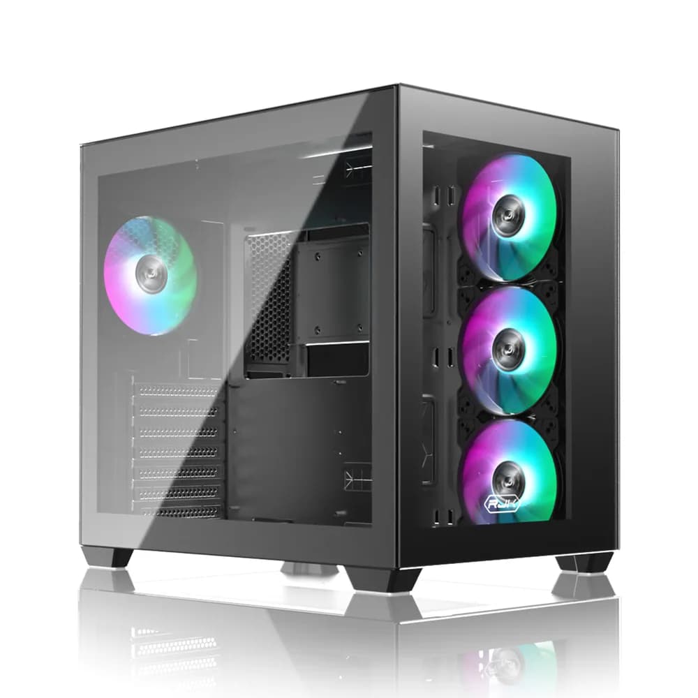 Carcasa RAIJINTEK PAEAN C7 TG4, MiddleTower, ATX, Negru "0R20B00234" — miniatură