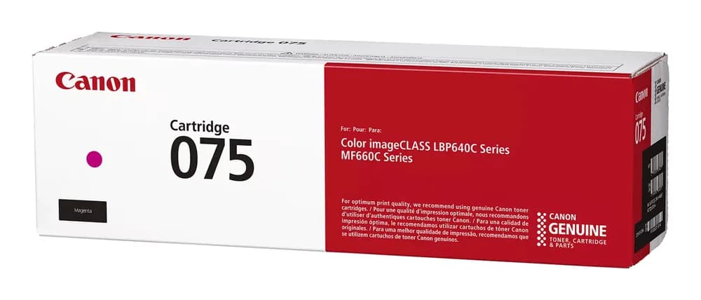 Toner Original Canon Magenta, CRG-075M, pentru LBP646|LBP647|MF664|MF667, 1.3K, "6363C002AA" — miniatură