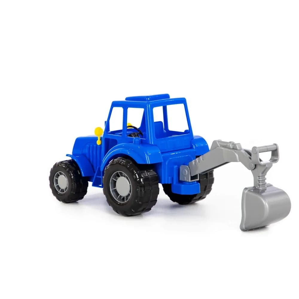Tractor-excavator - Altay, 28.5x17x22 cm, Polesie — miniatură
