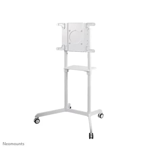 Stand mobil de podea, Neomounts by Newstar NS-M1250WHITE, 37"-70", VESA max. 600x400, suporta pana la 70kg, inclinatie 5°, rotatie 90°, alb — miniatură