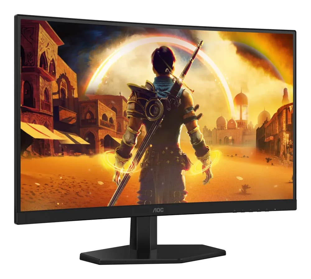 Monitor Gaming AOC C27G42FE, 27", 1920 x 1080 pixeli, Black, Red — miniatură