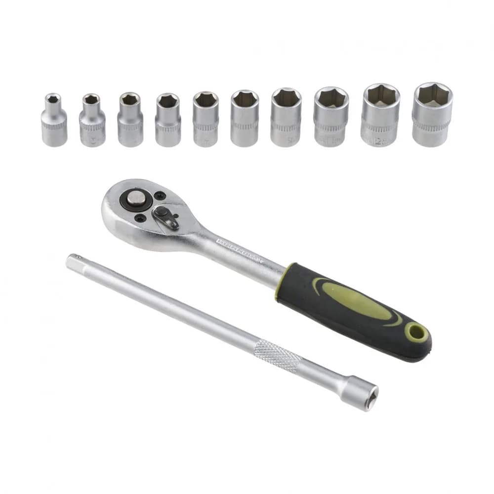 HEINNER SET 12 PIESE 1/4"+ext. CR-V — miniatură