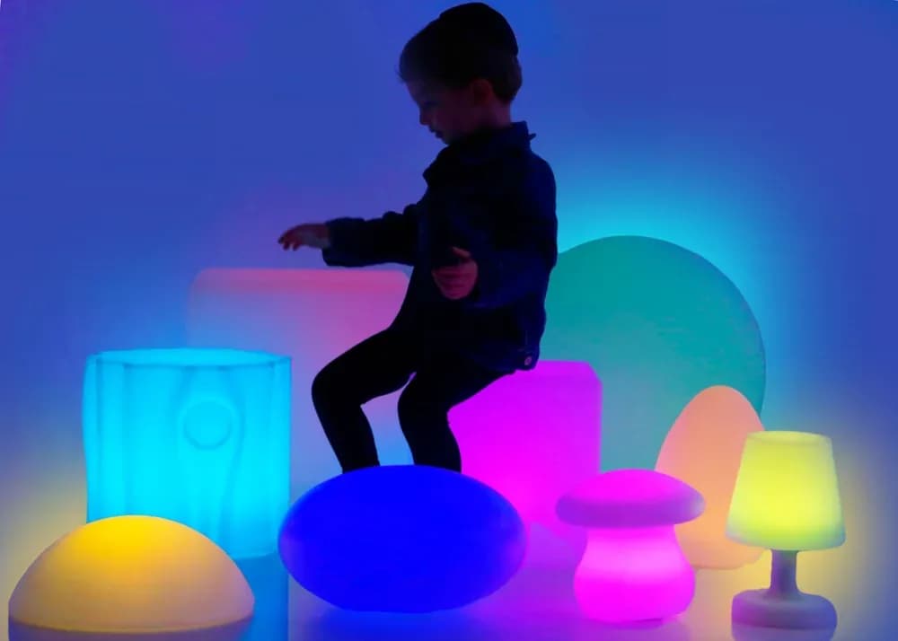 Sferă luminoasă cu schimbare de culoare 40 cm — miniatură