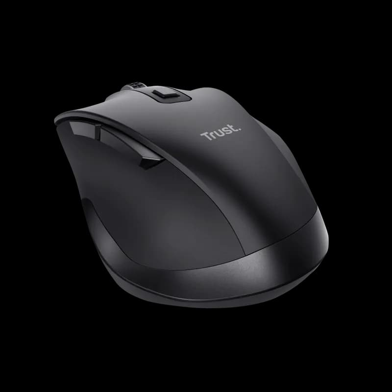 Mouse Wireless TRUST Fyda, 2400 dpi, Negru — miniatură