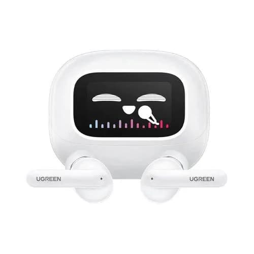 CASTI Ugreen, "CM123" HiTune T6 Magic TWS, 30 ore baterie, incarcare USB Type-C, Over Ear, bluetooth 5.4, alb "55137" — miniatură