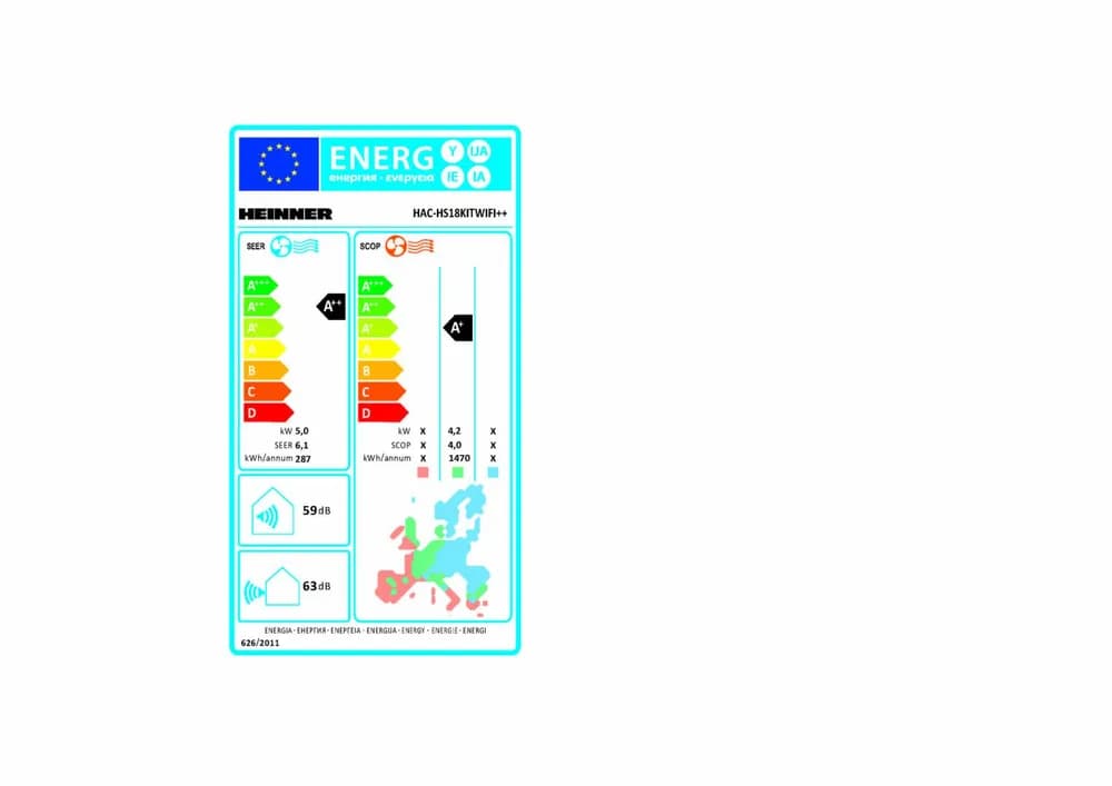 APARAT DE AER CONDITIONAT HEINNER HAC-HS18KITWIFI++ — miniatură