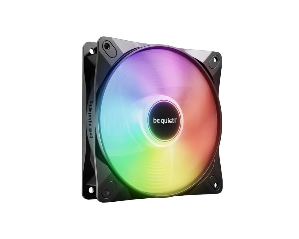 Ventilator be quiet "LIGHT WINGS", 140mm, 1300 rpm, rifle bearing, PWM, ARGB, reversibil, alb, "BL135"