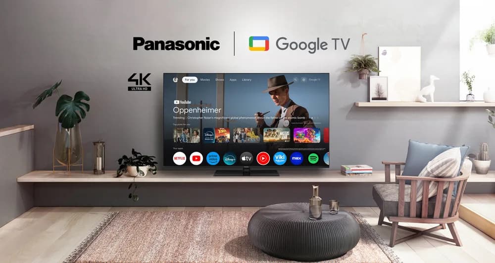 Televizor Panasonic, TN-55W70AEZ, Smart, Google TV, 139 cm, LED, 4K Ultra HD "TN-55W70AEZ" — miniatură