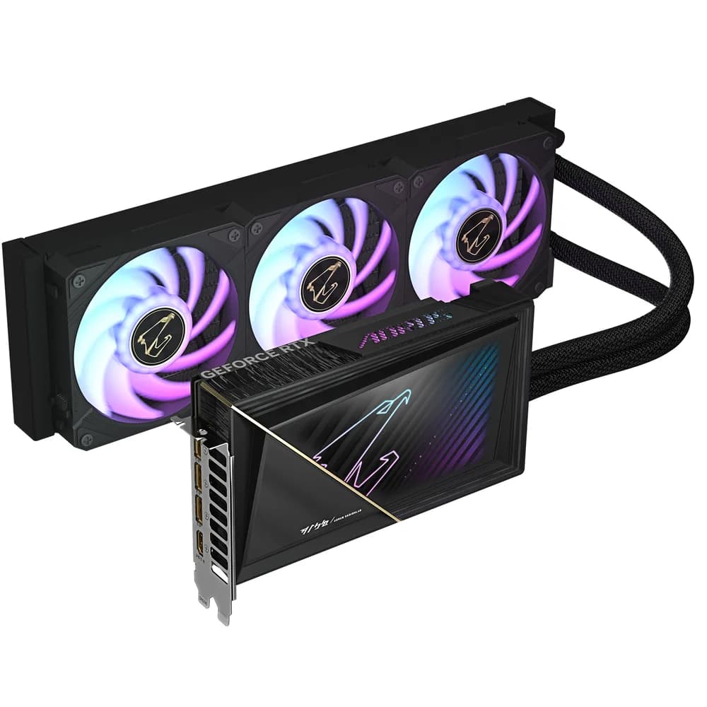 VGA GB AORUS GEFORCE RTX 5080 XTREME 16G "GV-N5080AORUSX W-16GD" 1 — miniatură