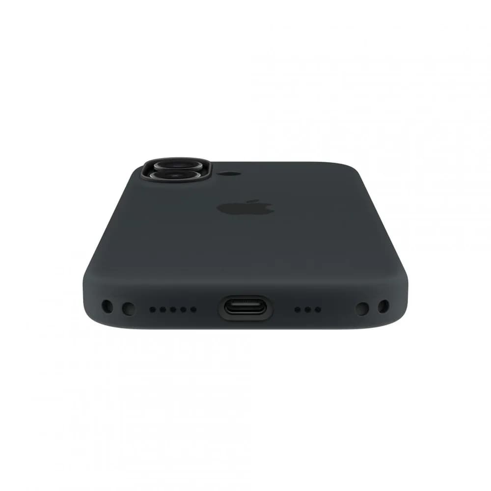 iPhone 17 Silicone Case with MagSafe - Black — miniatură