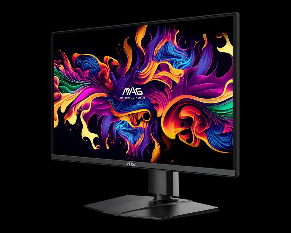Monitor MSI MAG 272QP QD-OLED X24, 26.5", WQHD, 2560x1440, HDMI, DisplayPort, 15W PD, NVIDIA G-SYNC Compatible, AMD FreeSync Premium, Pivot, 240Hz 0.03ms, Negru "MAG 272QP QD-OLED X24" — miniatură
