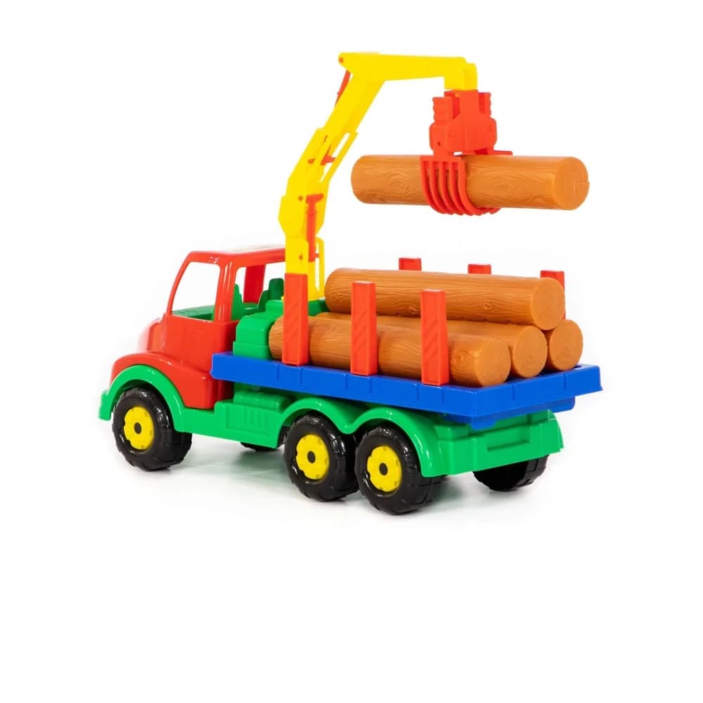Camion cu lemne, 44x17x26,5 cm, Polesie — miniatură