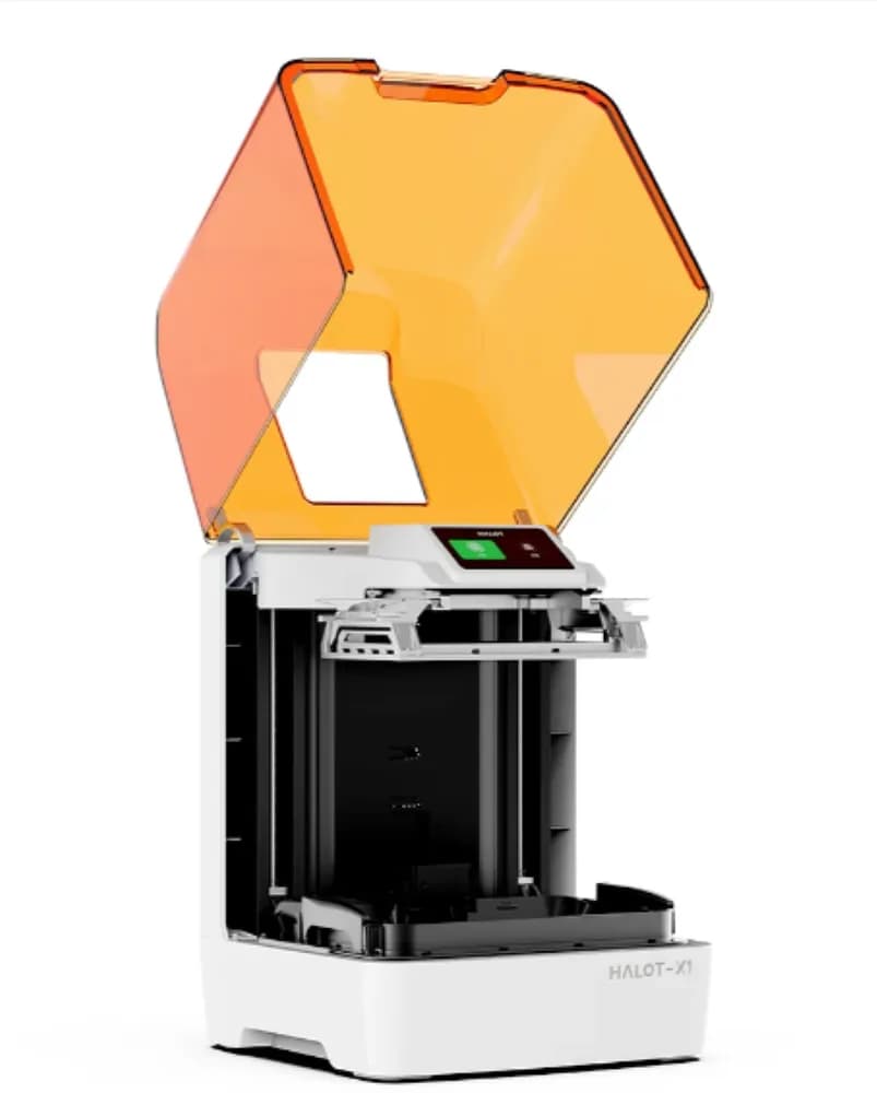 CREALITY HALOT-X1 RESIN 3D PRINTER, Tehnologie LCD, Volum printare: 211.68mm*118.37mm*200mm, Dimensiuni imprimanta: 344mm*331mm*434mm, Sursa lumina: Honeycomb Matrix, Expunere: 6500+10% μW/cm2, Rezolutie: 16K(15120*6230PX), Dimensiune pixel: 14*19μm, Acuratete axa Z: 0.01mm, Grosime strat — miniatură