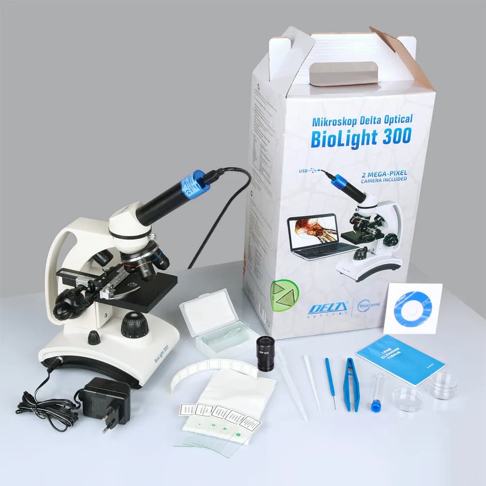Microscop Delta Biolight 300, cu cameră USB de 2 MP