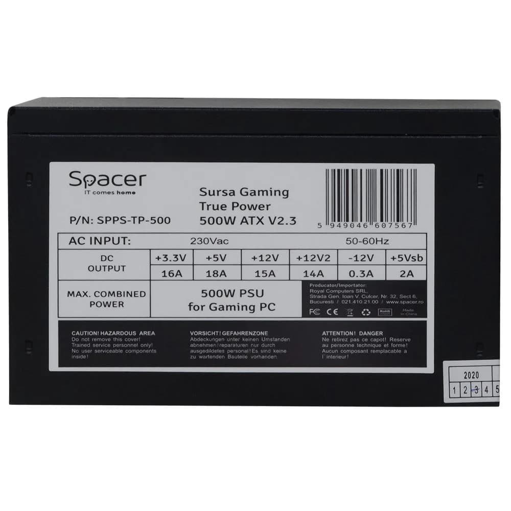 Sursa Spacer True Power TP500, 500W — miniatură