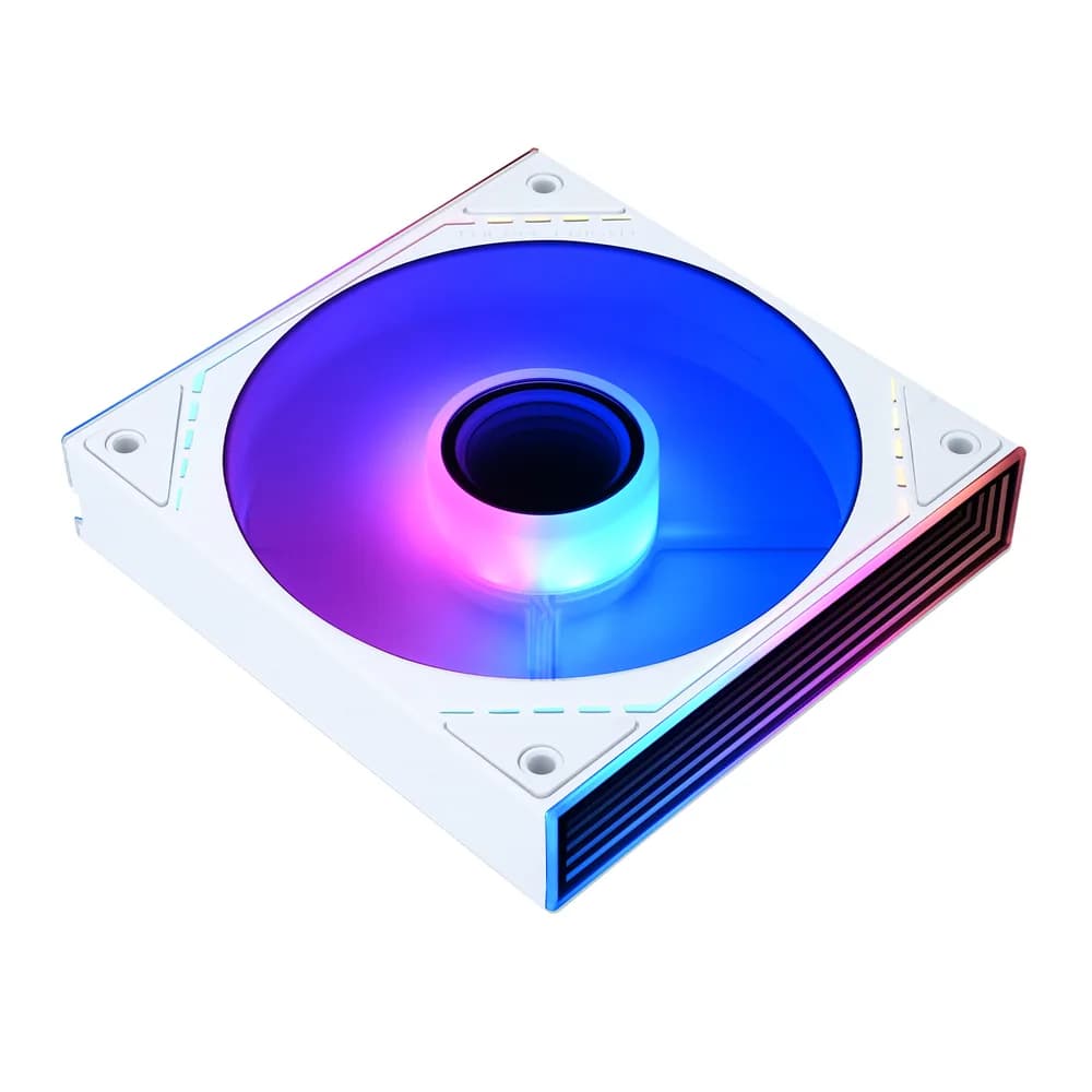 Ventilator Thermalright, 120mm, 1500 RPM, S-FDB Bearing, 34.43 CFM, LED ARGB, 4pin PWM, alb, "TL-M12RW-S" — miniatură